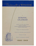 University of Windsor General Calendar 1968-1969