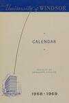 University of Windsor Graduate Calendar 1968-1969