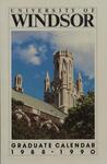 University of Windsor Graduate Calendar 1988-1990
