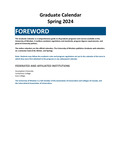 University of Windsor Graduate Calendar 2024 Spring