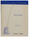 University of Windsor Faculty of Applied Science Calendar 1968-1969