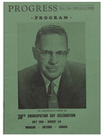 Emancipation Celebration Program 1961 by Walter Perry, British-American Association of Coloured Brothers, and Canadian-American Association of Black Brothers of Ontario